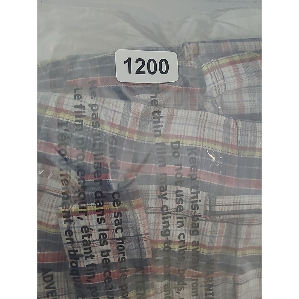 US Expedition Multi-Color Plaid Check Cargo Shorts Mens Size 38 100% Cotton - Picture 8 of 8